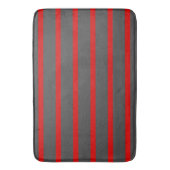 Tapis De Bain Gris et rouge (devant Vertical)