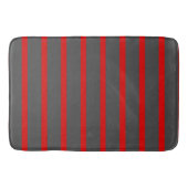 Tapis De Bain Gris et rouge (Devant)