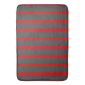Tapis De Bain Gris et rouge (devant Vertical)