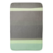 Tapis De Bain Gris et vert Abstrait (devant Vertical)