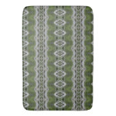 Tapis De Bain Gris et vert Designer Motif Grand Mat de bain (devant Vertical)