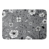 Tapis De Bain Gris floral (Devant)