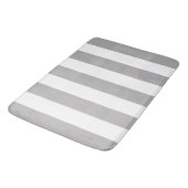 Tapis De Bain Gris, Gris, Gris, Motif rayé (Angle)