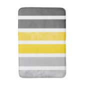 Tapis De Bain Gris Jaune Blancs (Devant (Vertical))
