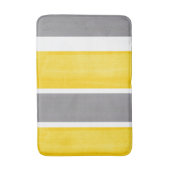 Tapis De Bain Gris Jaune Gris Blanc Gris Moderne 2 (Devant (Vertical))