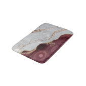 Tapis De Bain Gris Or Marbre Bourgogne, Granite, Texture Pierre (Angle)