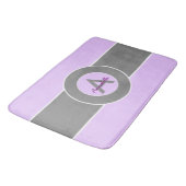 Tapis De Bain Gris pourpre clair (Angle)