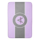 Tapis De Bain Gris pourpre clair (devant Vertical)