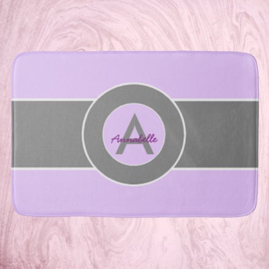 Tapis De Bain Gris pourpre clair