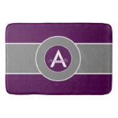 Tapis De Bain Gris pourpre foncé (Devant)