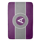 Tapis De Bain Gris pourpre foncé (devant Vertical)