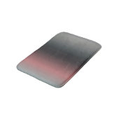Tapis De Bain Gris, rose, dégradé noir, Ombre. (Angle)