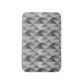 Tapis De Bain Gris texturé géométrique. (Devant (Vertical))