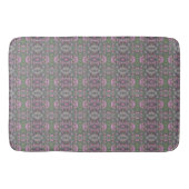 Tapis De Bain Gris vert et Rose (Devant)
