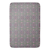 Tapis De Bain Gris vert et Rose (devant Vertical)