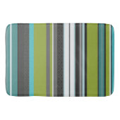 Tapis De Bain Gris vert, turquoise et gris (Devant)