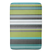 Tapis De Bain Gris vert, turquoise et gris (devant Vertical)