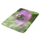 Tapis De Bain Gros Bumblebebe Sur Thistle Bain Mat (Angle)