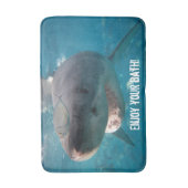 Tapis De Bain Gros gros requin blanc (Devant (Vertical))