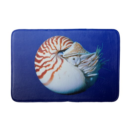 Tapis De Bain Gros plan de nautile à chambre (Devant)