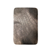 Tapis De Bain Gros plan en cuir élégant : Motif texturé (Devant (Vertical))