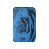 Tapis De Bain Gros plan rose bleue rouge, macro beauté. (Devant (Vertical))