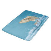 Tapis De Bain gros poisson sautant hors de l'eau (Angle)