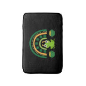 Tapis De Bain Grosse grenouille de Jour de la Saint Patrick drôl (Devant (Vertical))