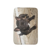 Tapis De Bain Grouchy French Bulldog (Devant (Vertical))