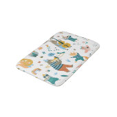 Tapis De Bain Groupe d'animaux colorés (Angle)