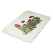 Tapis De Bain Groupe de géraniums rouges (Angle)