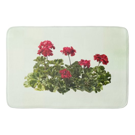 Tapis De Bain Groupe de géraniums rouges (Devant)