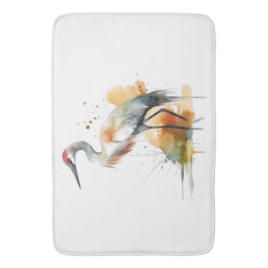 Tapis De Bain Grue errante (devant Vertical)