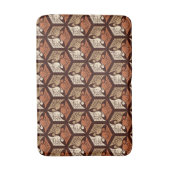 Tapis De Bain Grues japonaises, Tan, Rust & Chocolat Bain Brown (Devant (Vertical))