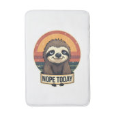 Tapis De Bain Grumpy Sloth Vintage Funny Retro Shirt Design (Devant (Vertical))
