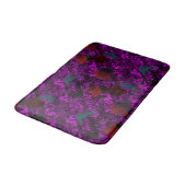 Tapis de bain grunge ginkgo violet (Angle)