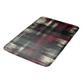Tapis De Bain Grungy alternative Grunge Plaid Motif (Angle)