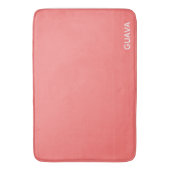 Tapis De Bain Guava pink color name (devant Vertical)