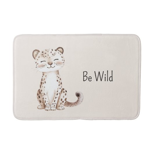 Tapis De Bain Guépard Sauvage (Devant)