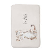 Tapis De Bain Guépard Sauvage (Devant (Vertical))