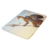 Tapis De Bain Guerrier de girafe (Angle)