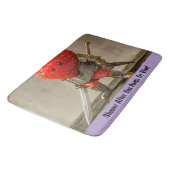 Tapis De Bain Guerrier Fraise (Angle)
