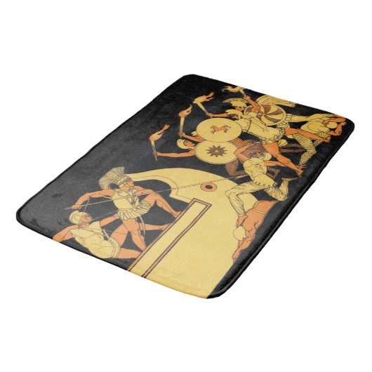 Tapis De Bain Guerriers grecs (Angle)