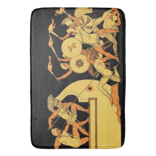 Tapis De Bain Guerriers grecs (devant Vertical)