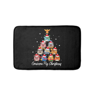Tapis De Bain Guinea Pig Christmas