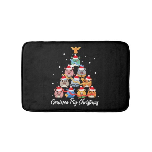 Tapis De Bain Guinea Pig Christmas (Devant)
