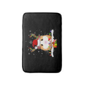 Tapis De Bain Guinea Pig Christmas Reindeer Christmas Lights (Devant (Vertical))