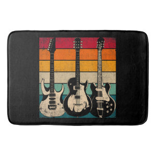 Tapis De Bain Guitare rétro