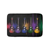 Tapis De Bain Guitares colorées (Devant)
