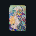 Tapis De Bain Gustav Klimt - Bébé / Berceau<br><div class="desc">Bébé / Berceau - Gustav Klimt,  Huile sur toile,  1917-1918</div>
